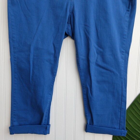 NYDJ Blue Ankle Jeans Plus Size 16W Roll Cuff Women's Slimming Spring Womens - Picture 3 of 7